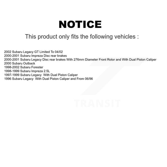 Coated Disc Rotors and Ceramic Brake Pads Kit-KGT-100210 - Kit.bestparts.ca