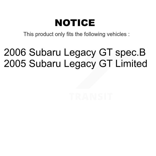 Coated Disc Rotors and Ceramic Brake Pads Kit-KGT-100338 - Kit.bestparts.ca
