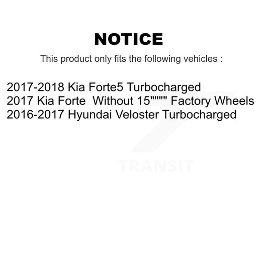 Coated Disc Rotors and Ceramic Brake Pads Kit-KGT-100369 - Kit.bestparts.ca