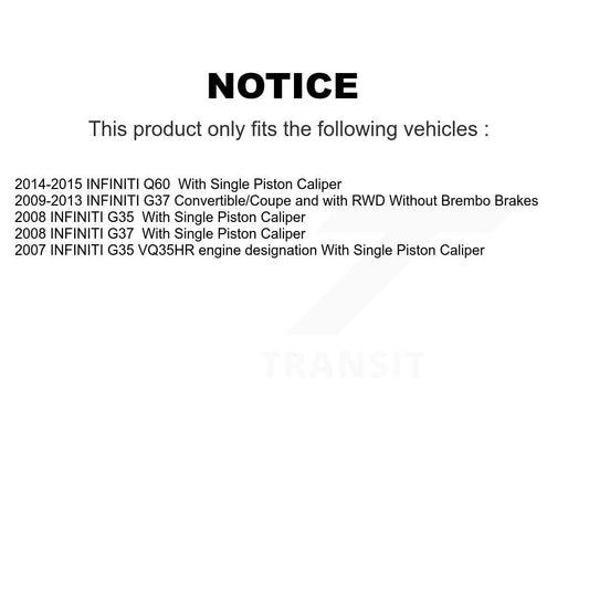 Coated Disc Rotors and Ceramic Brake Pads Kit-KGT-100407 - Kit.bestparts.ca