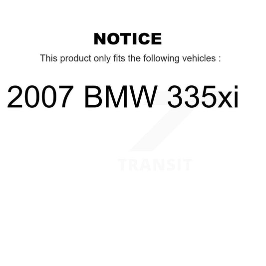 Coated Disc Rotors and Ceramic Brake Pads Kit-KGT-100431 - Kit.bestparts.ca