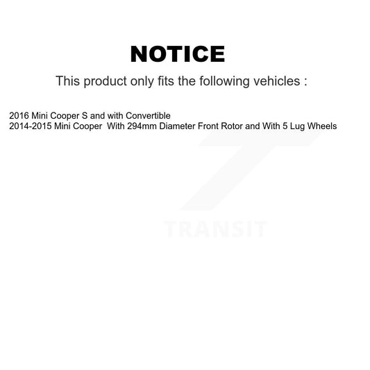 coated disc rotors and ceramic brake pads-kgt-100545 - Kit.bestparts.ca