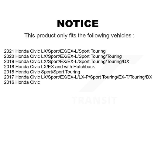 Coated Disc Rotors and Ceramic Brake Pads Kit-KGT-100553 - Kit.bestparts.ca