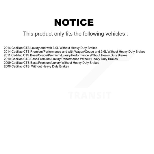 Disc Rotors and Ceramic Brake Pads Kit-KGT-100640 - Kit.bestparts.ca