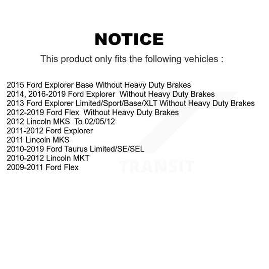 Disc Rotors and Ceramic Brake Pads Kit-KGT-100713 - Kit.bestparts.ca