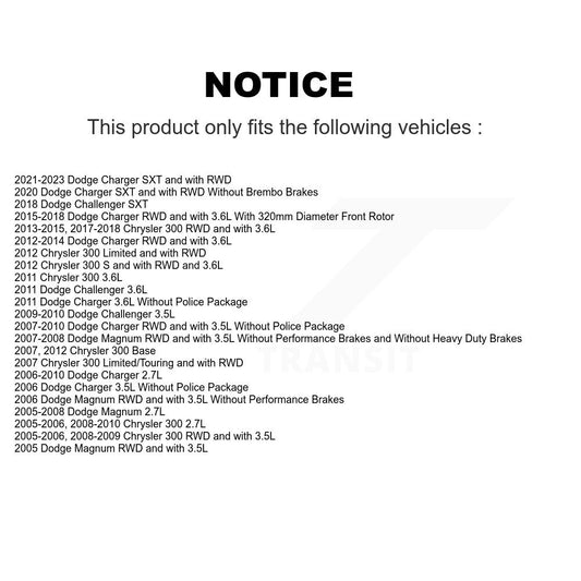Disc Rotors and Ceramic Brake Pads Kit-KGT-100761 - Kit.bestparts.ca