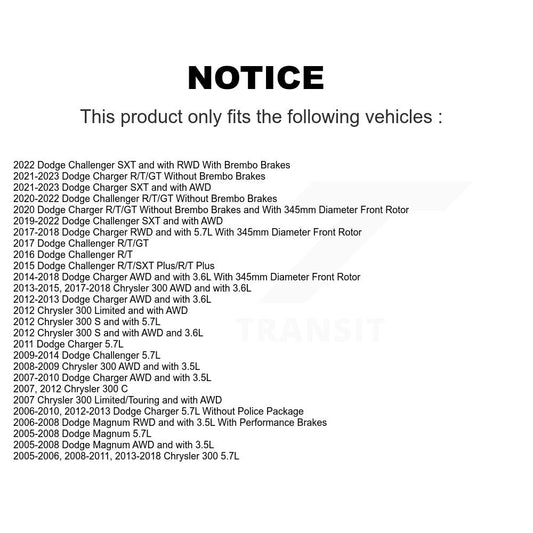 Disc Rotors and Ceramic Brake Pads Kit-KGT-100764 - Kit.bestparts.ca