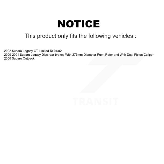 Disc Rotors and Ceramic Brake Pads Kit-KGT-100829 - Kit.bestparts.ca