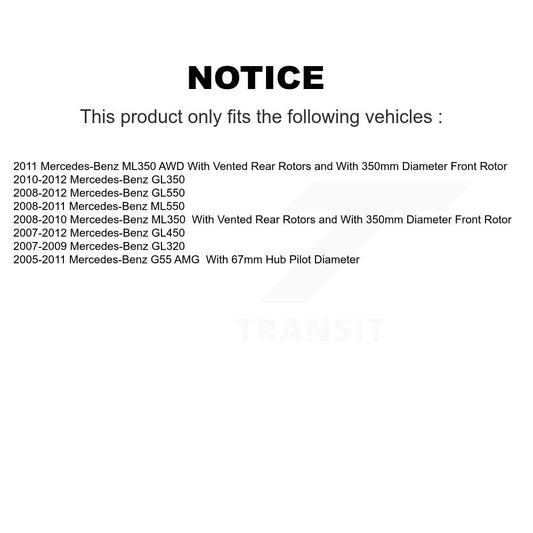 Disc Rotors and Ceramic Brake Pads Kit-KGT-100998 - Kit.bestparts.ca