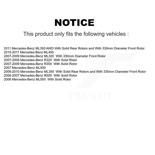 disc rotors and ceramic brake pads-kgt-101001 - Kit.bestparts.ca