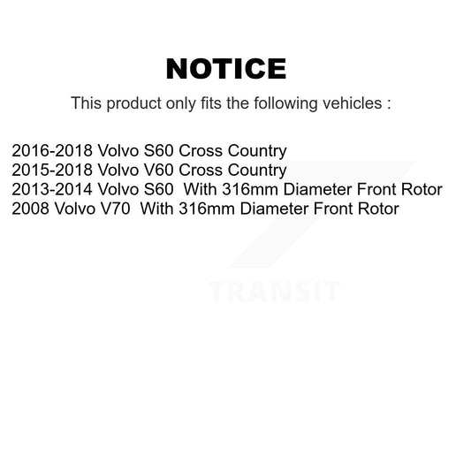 Disc Rotors and Ceramic Brake Pads Kit-KGT-101106 - Kit.bestparts.ca