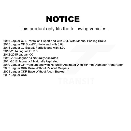 Disc Rotors and Ceramic Brake Pads Kit-KGT-101109 - Kit.bestparts.ca
