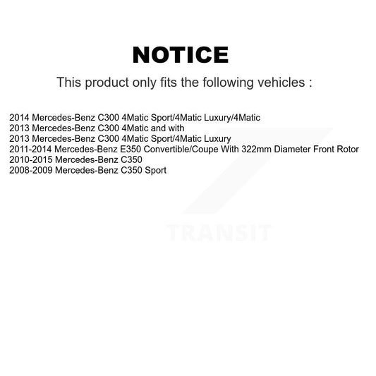 disc rotors and ceramic brake pads-kgt-101166 - Kit.bestparts.ca