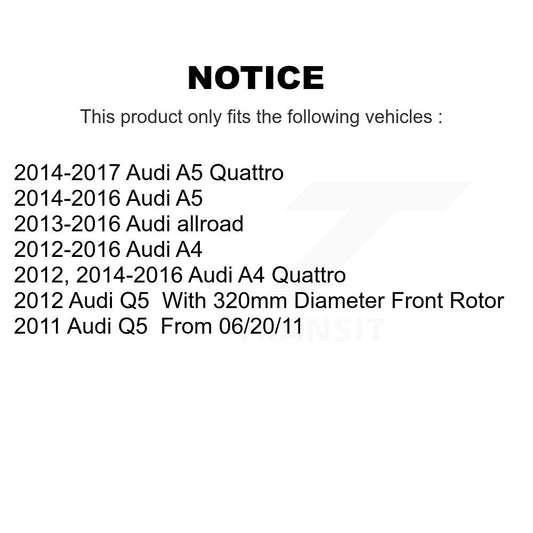 Disc Rotors and Ceramic Brake Pads Kit-KGT-101198 - Kit.bestparts.ca
