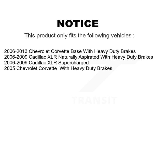 Coated Disc Rotors and Ceramic Brake Pads Kit-KGT-101306 - Kit.bestparts.ca