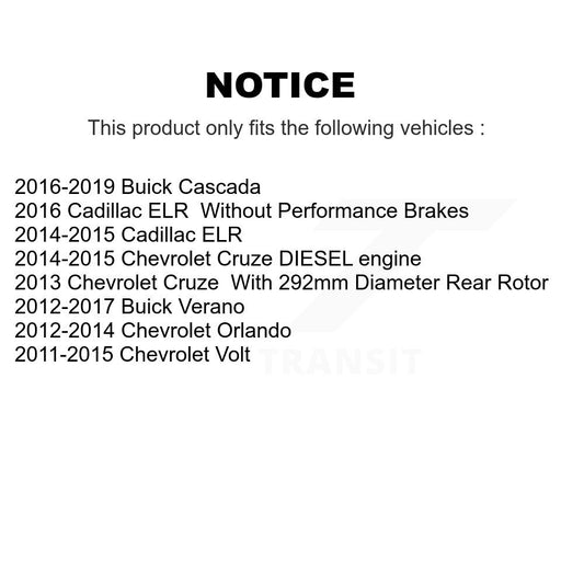 Coated Disc Rotors and Ceramic Brake Pads Kit-KGT-101332 - Kit.bestparts.ca