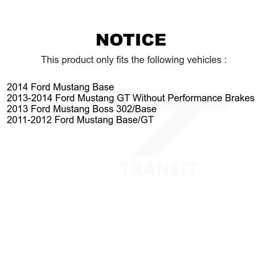 Coated Disc Rotors and Ceramic Brake Pads Kit-KGT-101356 - Kit.bestparts.ca