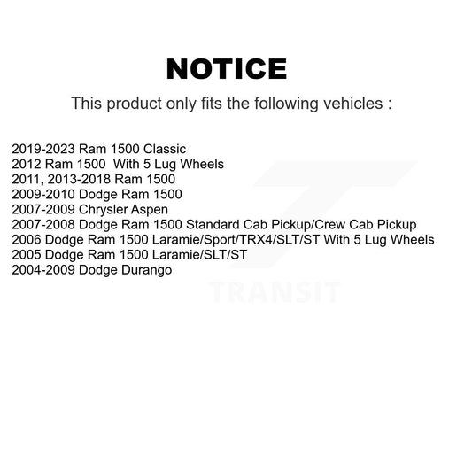 Coated Disc Rotors and Ceramic Brake Pads Kit-KGT-101394 - Kit.bestparts.ca