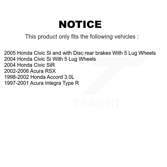Coated Disc Rotors and Ceramic Brake Pads Kit-KGT-101445 - Kit.bestparts.ca