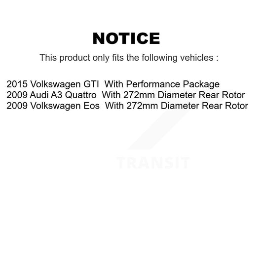 Coated Disc Rotors and Ceramic Brake Pads Kit-KGT-101611 - Kit.bestparts.ca