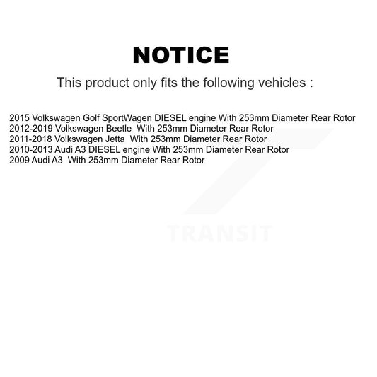 Coated Disc Rotors and Ceramic Brake Pads Kit-KGT-101621 - Kit.bestparts.ca