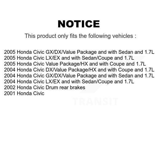 Coated Disc Rotors and Ceramic Brake Pads Kit-KGT-101853 - Kit.bestparts.ca