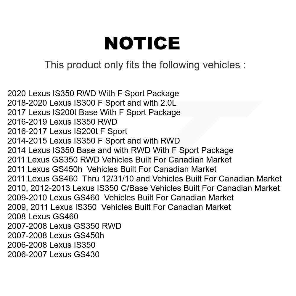 Disc Rotors and Ceramic Brake Pads Kit-KGT-102433 - Kit.bestparts.ca Kit.bestparts.ca