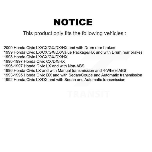 Coated Disc Rotors and Ceramic Brake Pads Kit-KGT-102526 - Kit.bestparts.ca