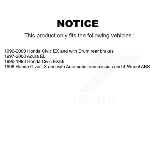 Coated Disc Rotors and Ceramic Brake Pads Kit-KGT-102529 - Kit.bestparts.ca