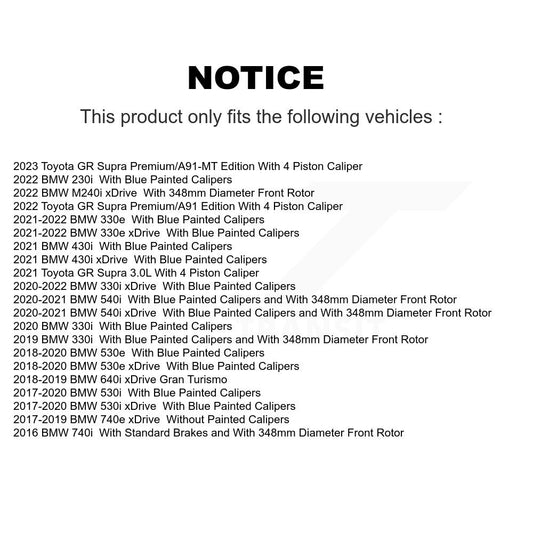 Disc Rotors and Ceramic Brake Pads Kit-KGT-103303 - Kit.bestparts.ca