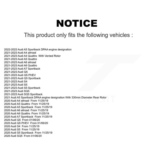 Coated Disc Rotors and Ceramic Brake Pads Kit-KGT-103539 - Kit.bestparts.ca