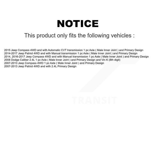 CV Axle Shaft Kit-KN7-100637 - Kit.bestparts.ca