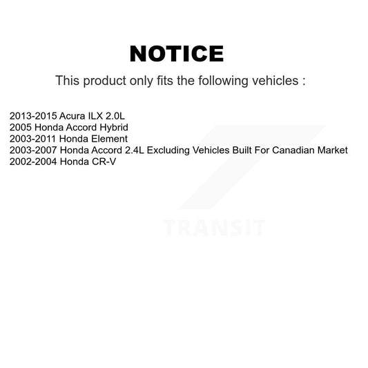 Brake Pads Kit-KNF-100224 - Kit.bestparts.ca