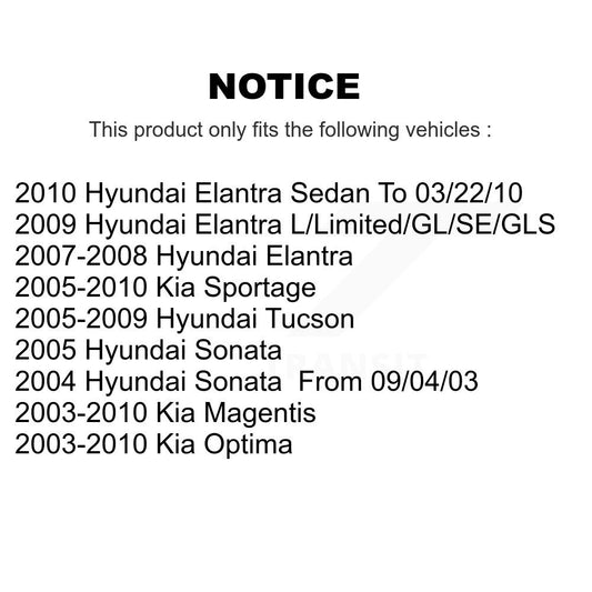 Brake Pads Kit-KNF-100766 - Kit.bestparts.ca