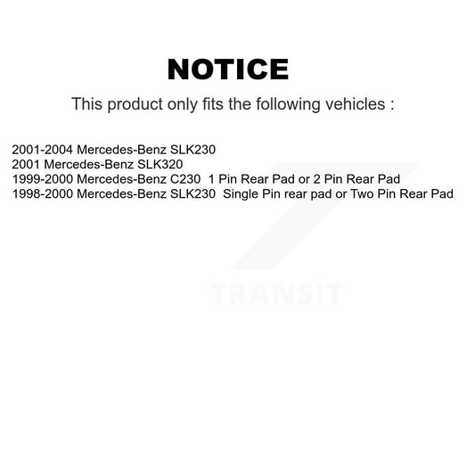 Brake Pads Kit-KNF-101400 - Kit.bestparts.ca