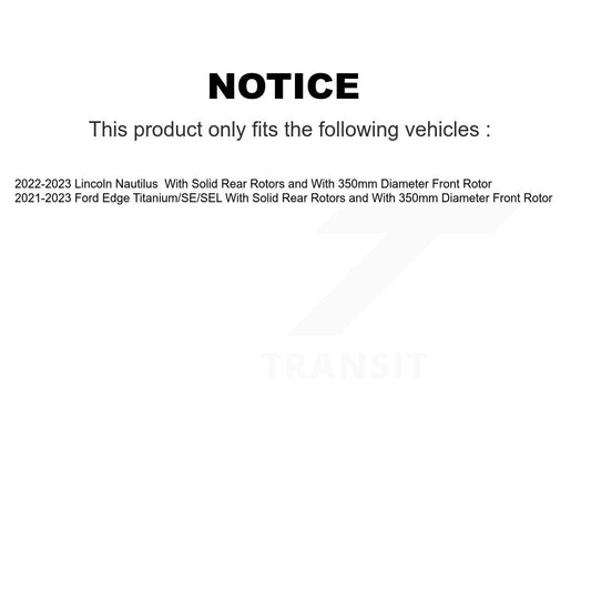 Brake Pads Kit-KNF-101989 - Kit.bestparts.ca