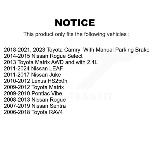 Parking Brake Shoe Kit-KNH-100073 - Kit.bestparts.ca