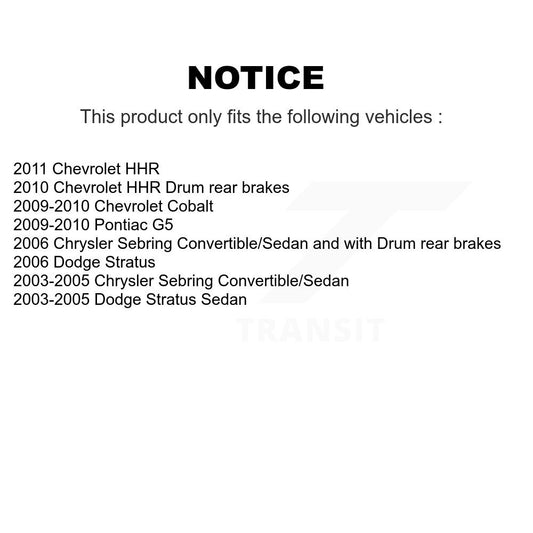 Drum Brake Shoe Kit-KNH-100126 - Kit.bestparts.ca