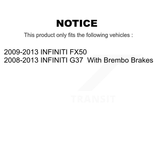 Brake Pads Kit-KPF-100582 - Kit.bestparts.ca