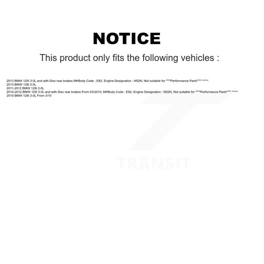 Disc Brake Pad Wear Sensor Kit-KSE-100025 - Kit.bestparts.ca