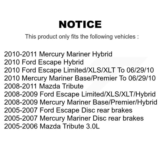 Brake Pads Kit-KSM-100026 - Kit.bestparts.ca