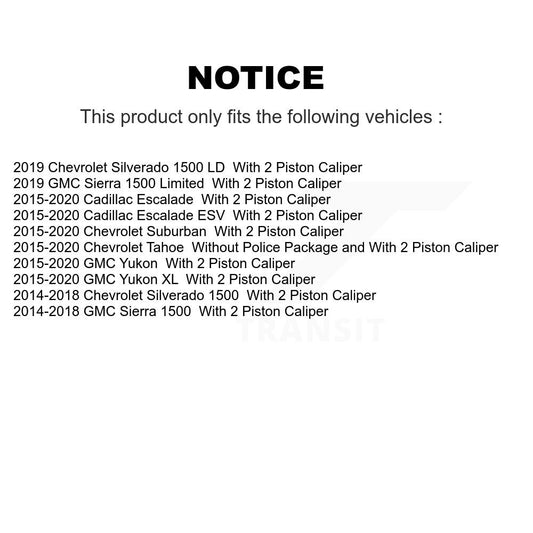 Brake Pads Kit-KSM-100134 - Kit.bestparts.ca