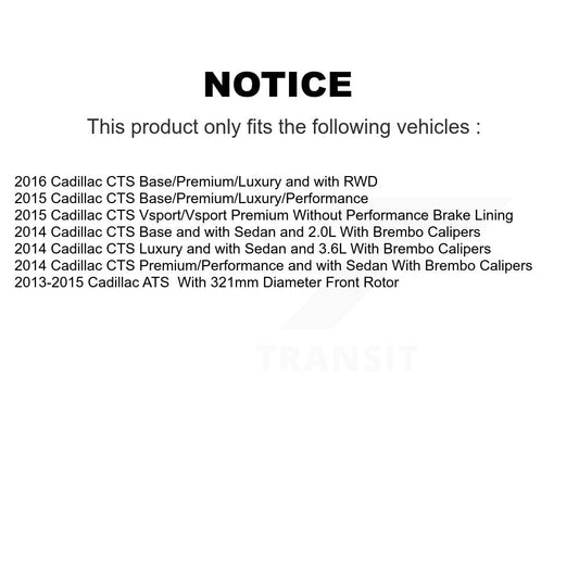Brake Pads Kit-KSM-100486 - Kit.bestparts.ca