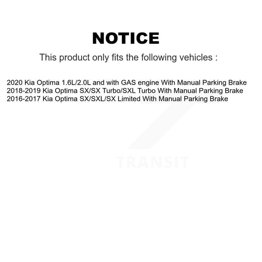 Brake Pads Kit-KSM-100529 - Kit.bestparts.ca