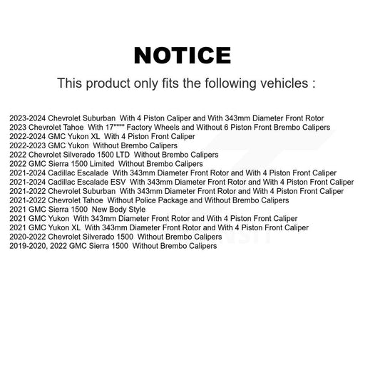 Brake Pads Kit-KSM-100614 - Kit.bestparts.ca