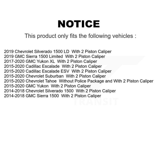Brake Pads Kit-KSN-100570 - Kit.bestparts.ca