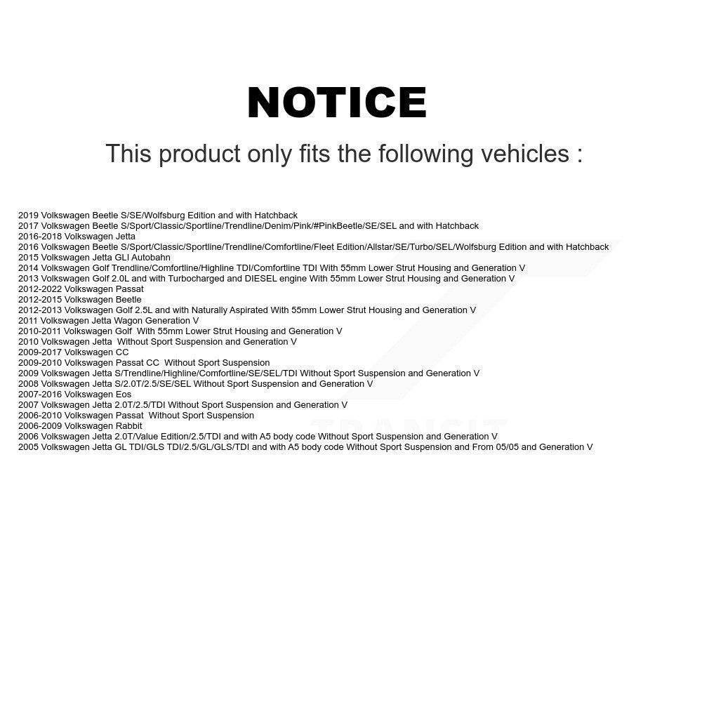 Suspension Strut Kit-KSS-107265 - Kit.bestparts.ca Kit.bestparts.ca