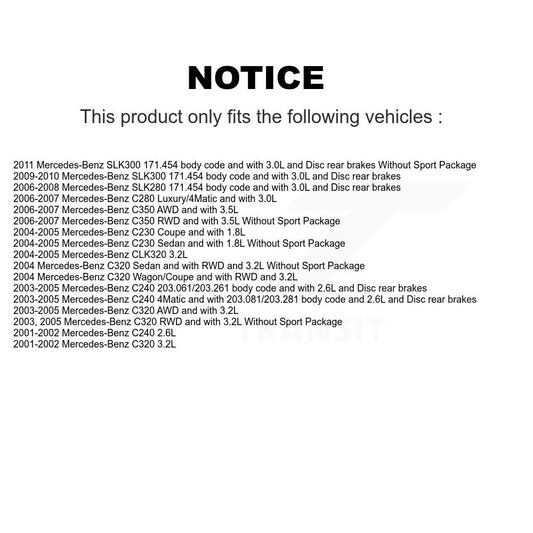 Brake Pads Kit-KSW-100332 - Kit.bestparts.ca