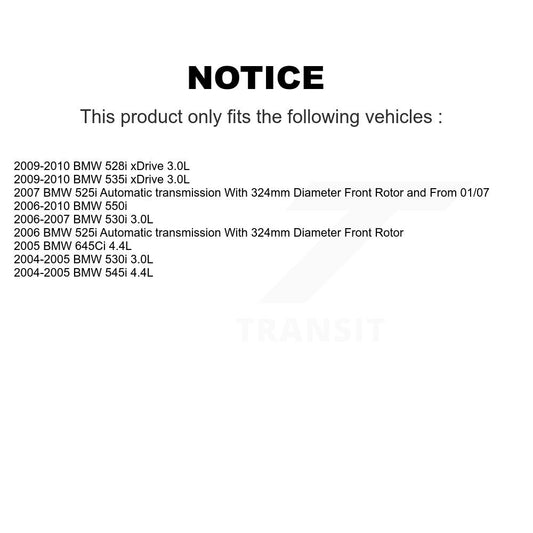 Brake Pads Kit-KSW-100345 - Kit.bestparts.ca