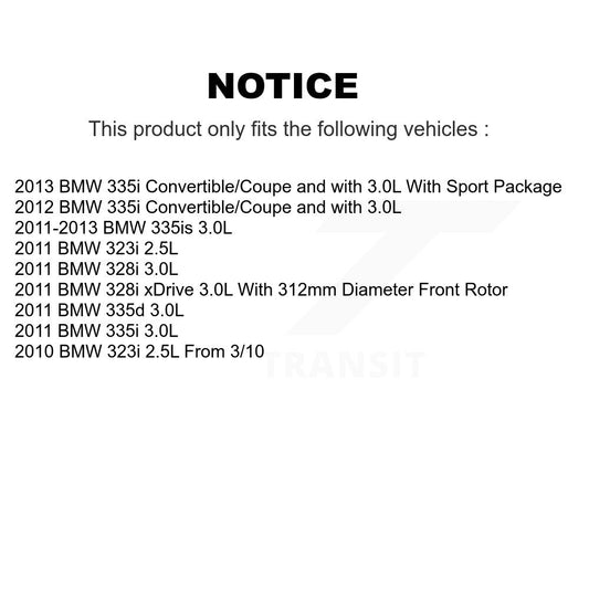 Brake Pads Kit-KSW-100383 - Kit.bestparts.ca